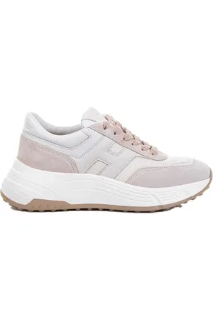 Hogan Sneaker Hi-Fi platform in pelle e suede