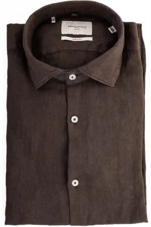BROOKSFIELD Camicia uomo in lino