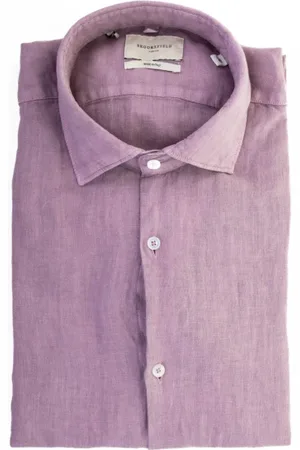BROOKSFIELD Camicia uomo in lino