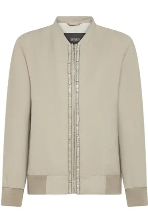 SEVENTY BY SERGIO TEGON Giubbino beige donna con zip