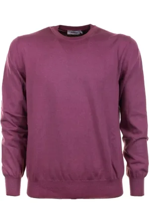 ALTEA Maglia girocollo malva in cotone