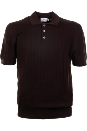 ALTEA Polo uomo in cotone filo verticale
