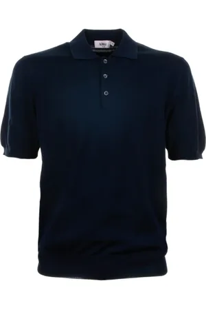 ALTEA Polo uomo navy in cotone