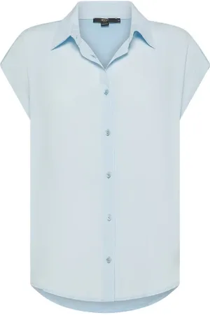 SEVENTY BY SERGIO TEGON Camicia azzurra a maniche corte