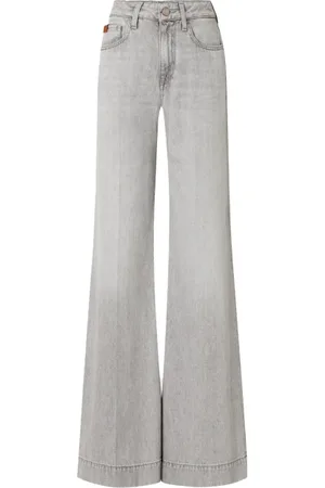 Jacob Cohen Jeans donna wide leg in denim grigio