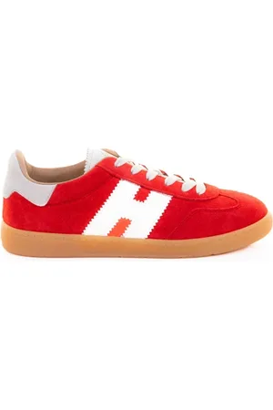 Hogan Sneaker Cool donna rossa in pelle e suede