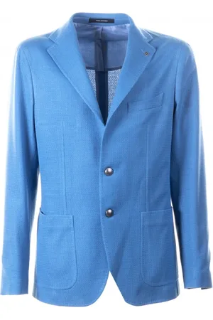 TAGLIATORE Giacca monopetto azzurra