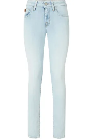 Jacob Cohen Jeans donna a sigaretta in denim light blue