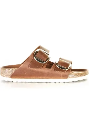 Birkenstock Ciabatta Arizona Big Buckle in pelle oliata
