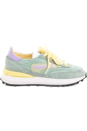 D.A.T.E. Sneaker Athleta multicolore in nylon e suede