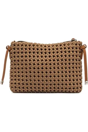 Gianni chiarini Pochette Fiore in tessuto intrecciato
