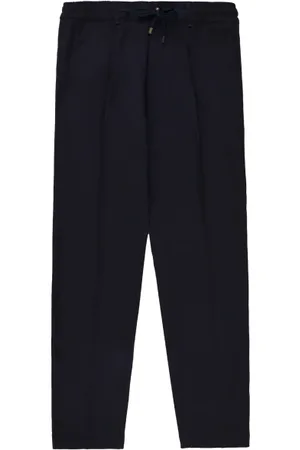 CRUNA Pantalone uomo in lana vergine stretch