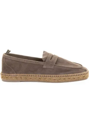 Castaner Espadrillas Nacho stile mocassino in suede con suola in juta