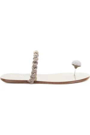 Pedro Garcia Infradito silver in pelle