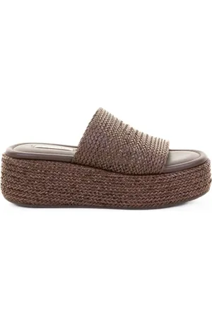 Casadei Ciabatta platform in pelle