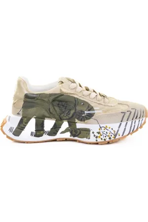 Elena Iachi Sneaker panna fantasia elefante