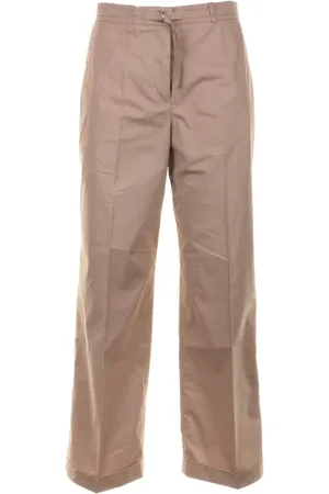 SEVENTY BY SERGIO TEGON Pantalone beige in popeline stretch