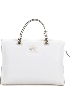 ERMANNO SCERVINO Borsa doppio manico small bianca in pelle
