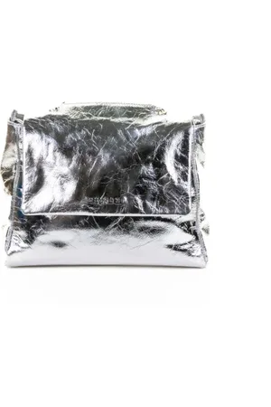 Orciani Borsa Sveva Soft S in pelle argento