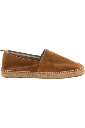Castaner Espadrillas Pablo stile camping in suede con suola in juta