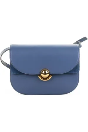 Furla Borsa a tracolla S in pelle bluette