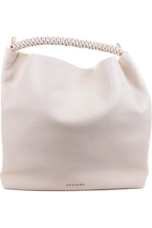 Orciani Borsa Todo Metal in pelle effetto stropicciato