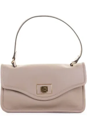 ERMANNO SCERVINO Borsa a tracolla Flap in pelle sabbia
