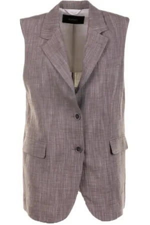 SEVENTY BY SERGIO TEGON Gilet in misto lino