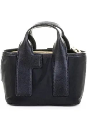 Furla Borsa doppio manico nera in pelle