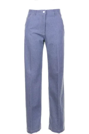 SEVENTY BY SERGIO TEGON Pantalone avio tinto filo lurex