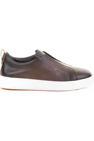 santoni Sneaker slip on in pelle