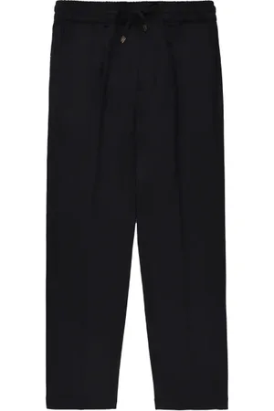 CRUNA Pantalone uomo in lana vergine stretch