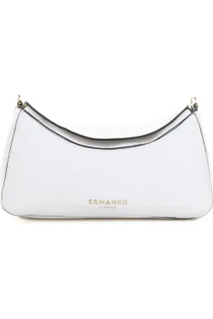 ERMANNO SCERVINO Borsa a tracolla Hobo bianca in pelle