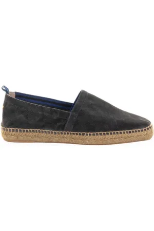 Castaner Espadrillas Pablo stile camping in suede con suola in juta