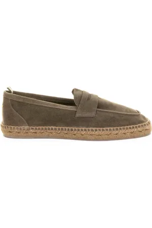 Castaner Espadrillas Nacho stile mocassino in suede con suola in juta