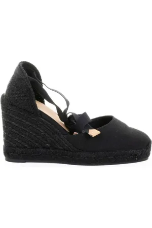 Castaner Espadrillas Carina in cotone organico con chiusura a nastri