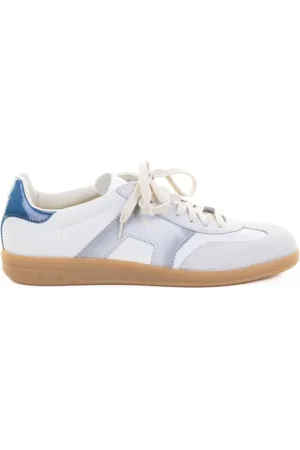 santoni Sneaker blu in pelle