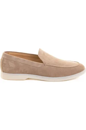HENDERSON BARACCO Mocassino in suede e fondo gomma