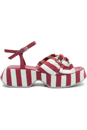 vic matiè Mini Yoko sandalo marine rosso/