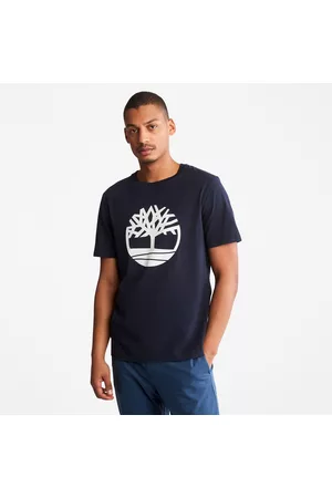 Timberland Uomo T-shirt - T-shirt Girocollo Dunstan River Da Uomo In Blu Marino Blu Marino
