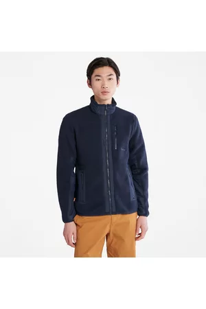 Timberland Uomo Giacche di pile - Giacca In Pile A Pelo Lungo Da Uomo In Blu Marino Blu Marino