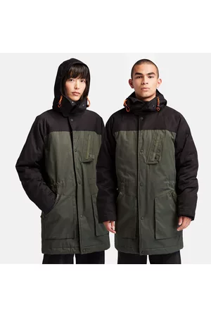 Timberland Uomo Parka - Parka A Blocchi Di Colore Ek+ By Raeburn In Verde Colore Nero Uomo
