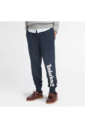 Timberland Uomo Pantaloni - Pantaloni Della Tuta Con Logo Da Uomo In Blu Marino Blu Marino