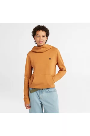 Timberland Donna Felpe senza cappuccio - Felpa Con Cappuccio E Logo Ad Albero Ricamato Da Donna In Giallo Scuro Giallo