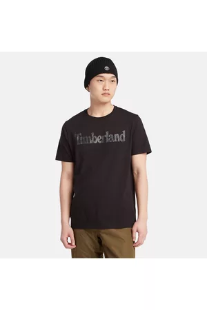 Timberland Uomo T-shirt con logo - T-shirt Con Logo Mimetico Da Uomo In Colore Nero Colore Nero