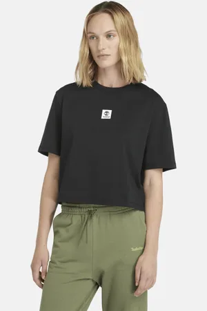 Timberland T-shirt a Maniche Corte Stack Logo da Donna in , Donna