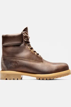 Timberland Stivale Stringato Impermeabile Premium 6-Inch da Uomo in scuro, Uomo
