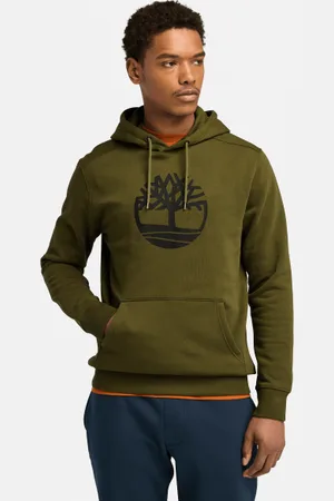 Timberland Felpa con Cappuccio e Logo ad Albero Kennebec River da Uomo in , Uomo