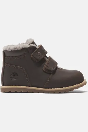 Timberland Scarponcino Foderato con Velcro Pokey Pine da Bambino (dal 20 al 30) in scuro