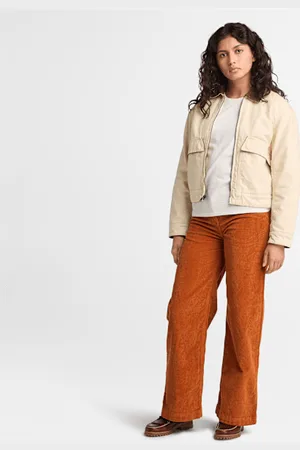 Timberland Pantaloni a Gamba Ampia in Velluto a Coste da Donna in , Donna